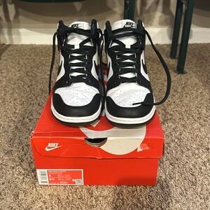 Brand new in box- Nike dunk high retro panda size 8 US men or 9.5 women